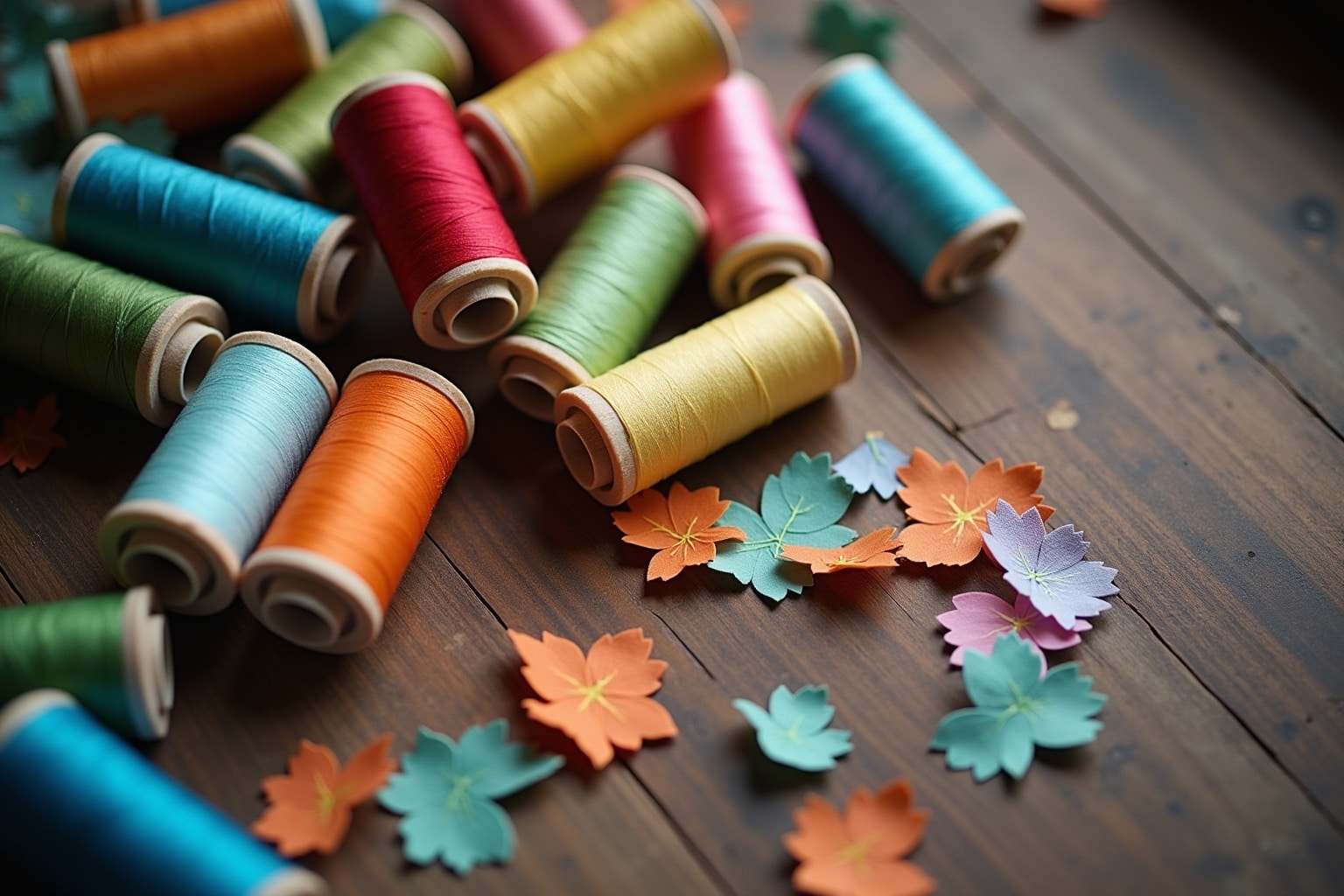 Nähgarn und Stoffreste clever verwerten