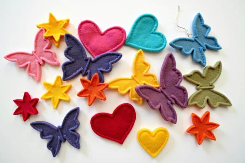 14 Basteln mit Filz Ideen für Kreative