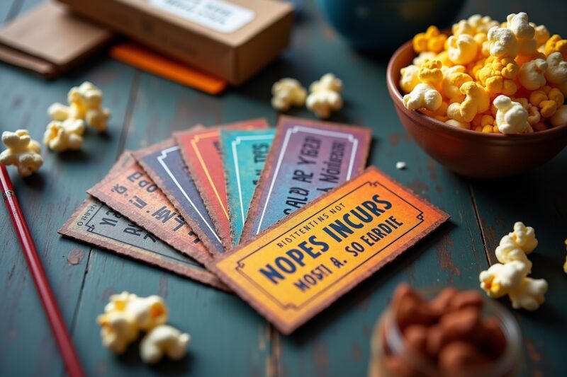 Kinogutschein basteln: Kreative Ideen für Filmfans