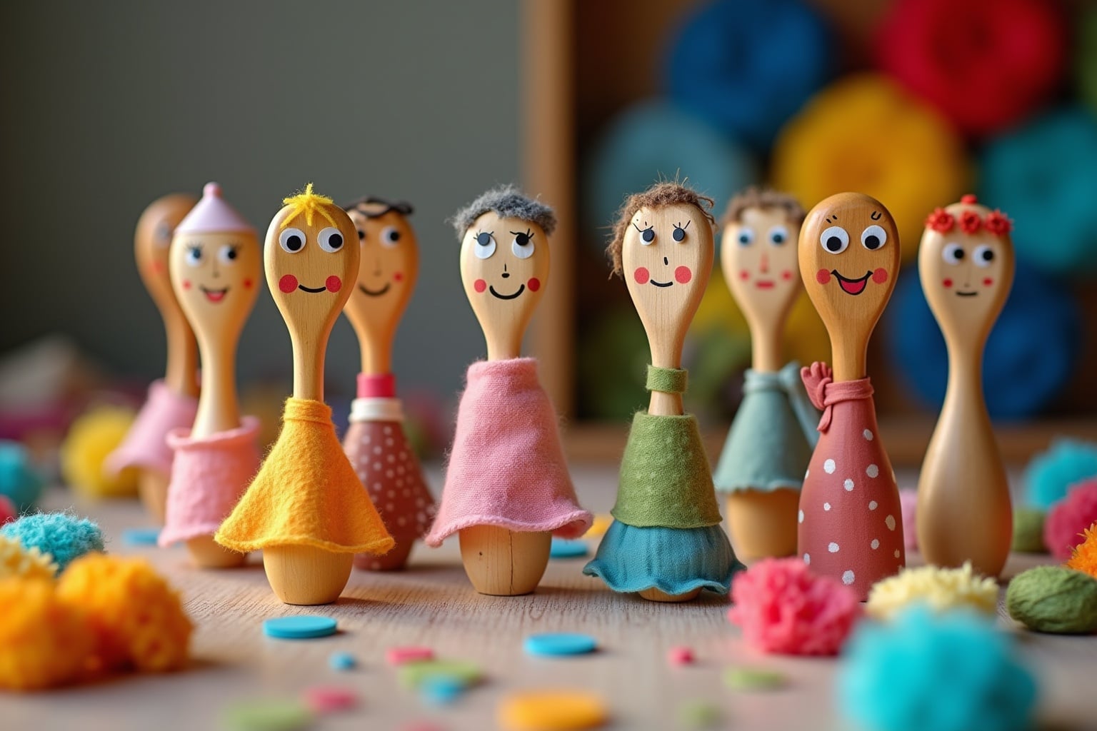 Löffelfiguren basteln: Kreative Bastelideen