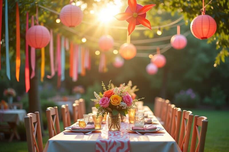 10 Sommerfest Deko Ideen zum Basteln für Zuhause