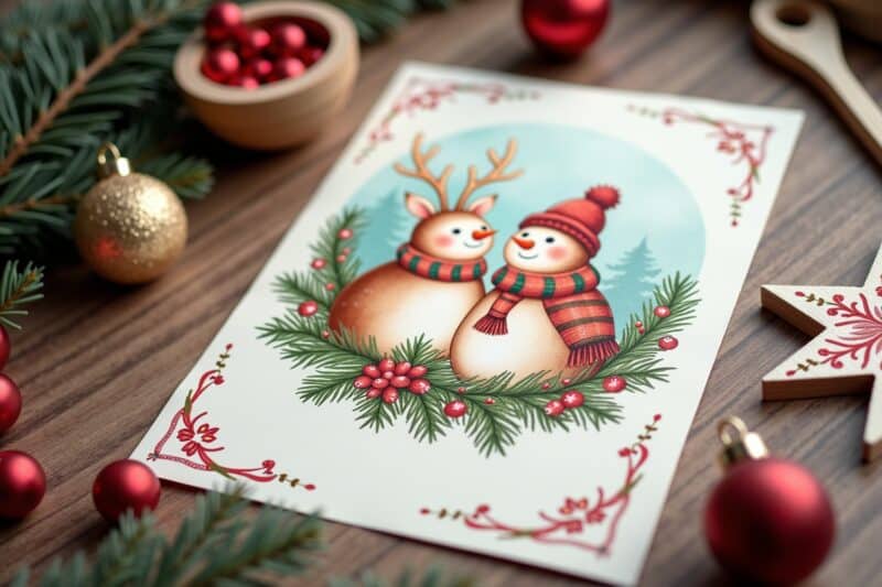 10 Weihnachtskarten DIY, die dein Herz erwärmen
