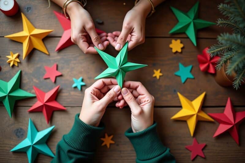 Weihnachtssterne basteln: Kreative Anleitungen