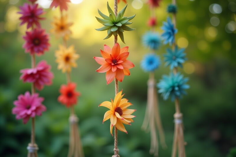 Windspiele basteln für den Garten