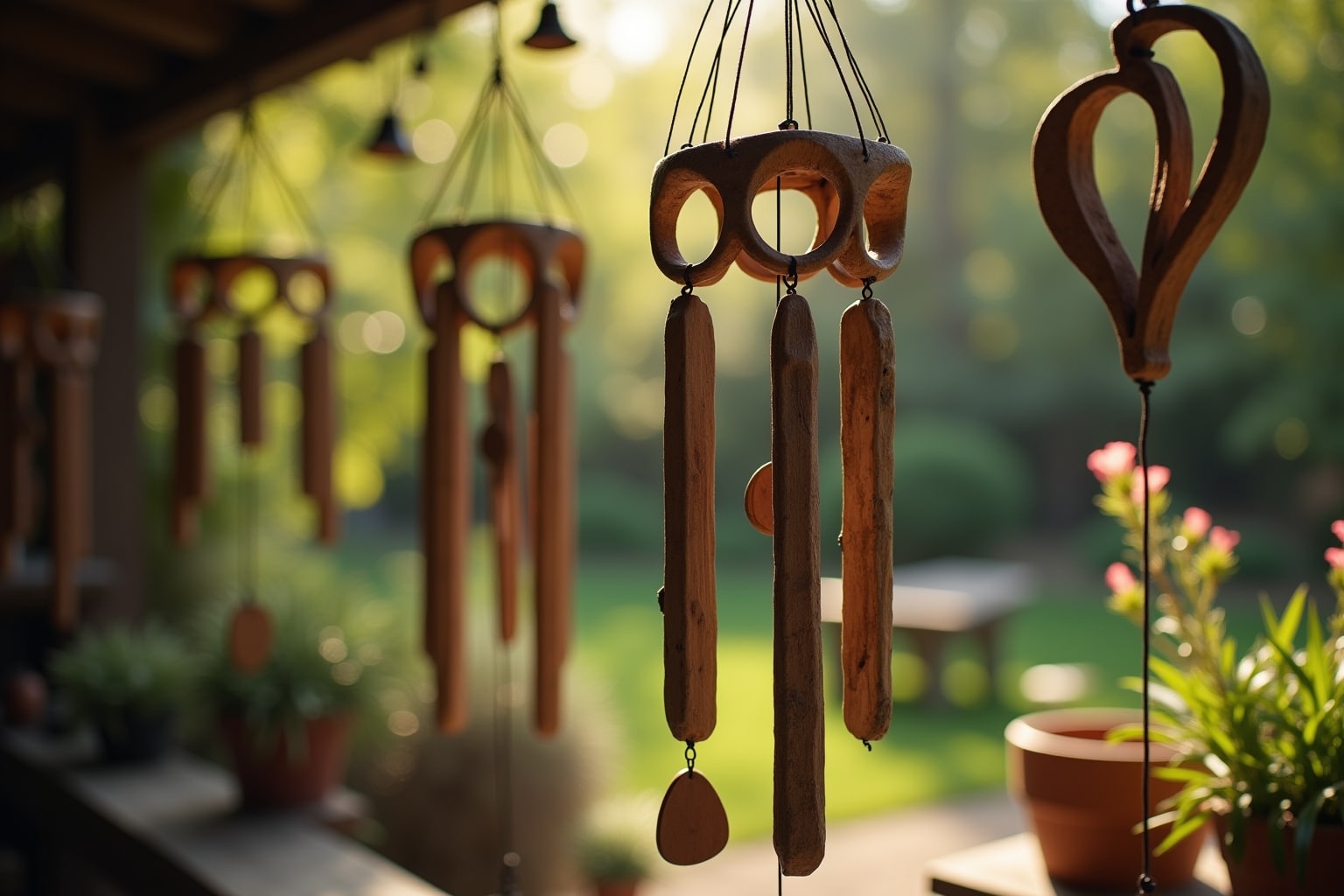 14 Windspiele basteln für den Garten